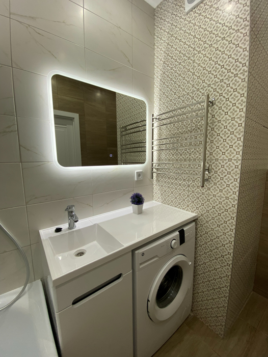 Дизайнерский ремонт с установкой мебели и гарнитур, квартира ЖК «5 Элемент» - фото 2