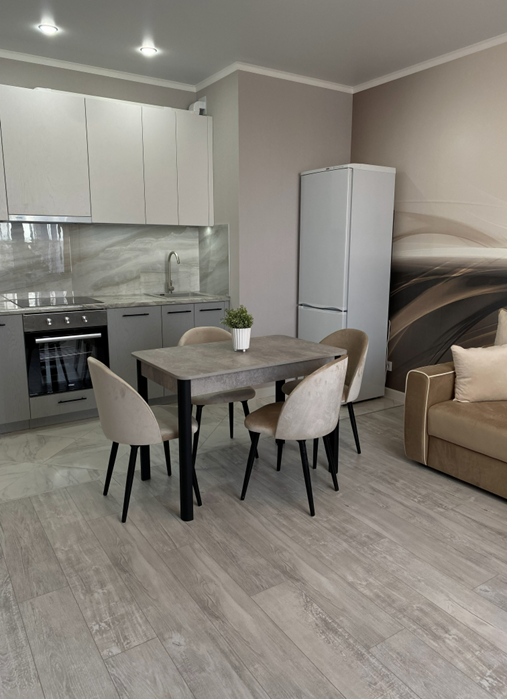 Дизайнерский ремонт с установкой мебели и гарнитур, квартира ЖК «5 Элемент» - фото 3